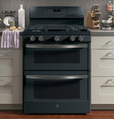 GE® 30" Free-Standing Gas Double Oven Convection Range