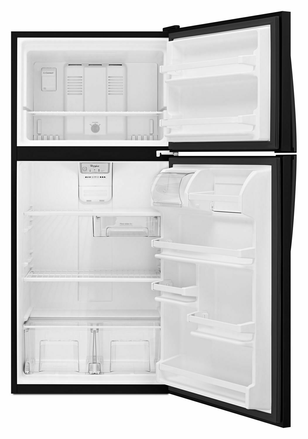 30-Inch Wide Top Freezer Refrigerator - 18 cu. ft. - Black