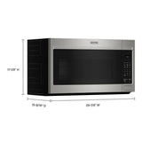 Over-The-Range Microwave with Non-Stick Interior Coating - 1.7 Cu. Ft.