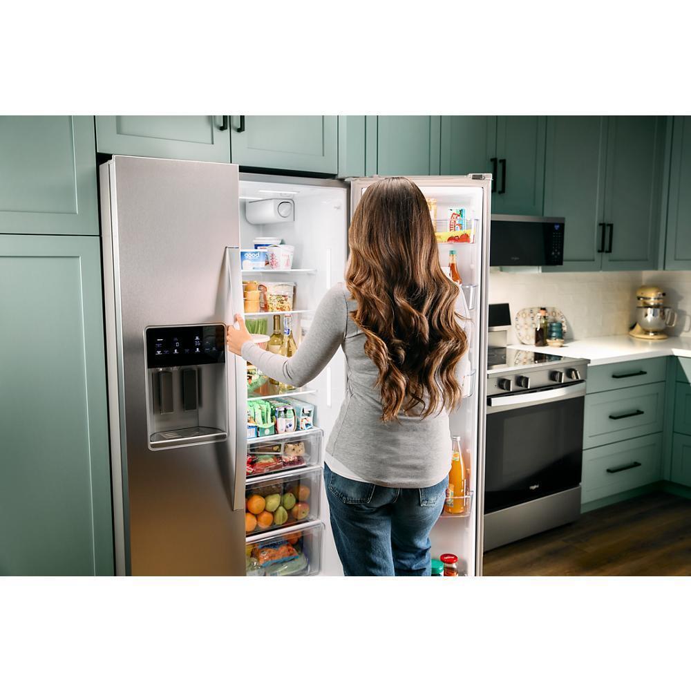 36-inch Wide Side-by-Side Refrigerator - 21 cu. ft.