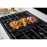 30-inch Smart Gas Range with Air Cooking Technology, No Preheat Air Fry, Steam/Self Clean and High Speed Preheat