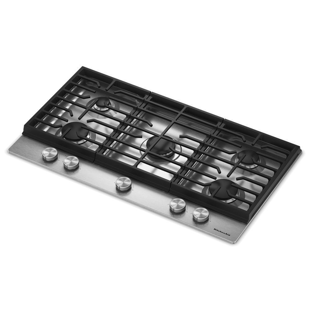 KitchenAid® 36 in. Gas Cooktop with 5 Versatile Burners