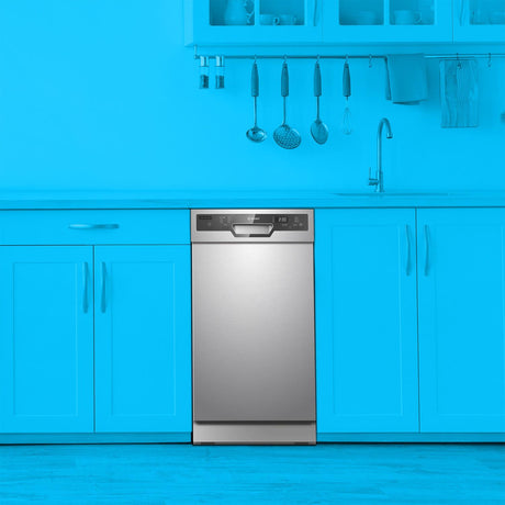 Element Electronics 18" Front Control Built-in Dishwasher - Stainless Steal (ENB6632PEBS)