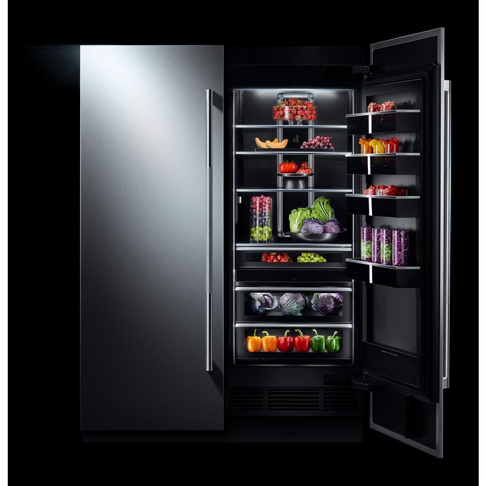 30" Panel-Ready Built-In Column Freezer, Left Swing