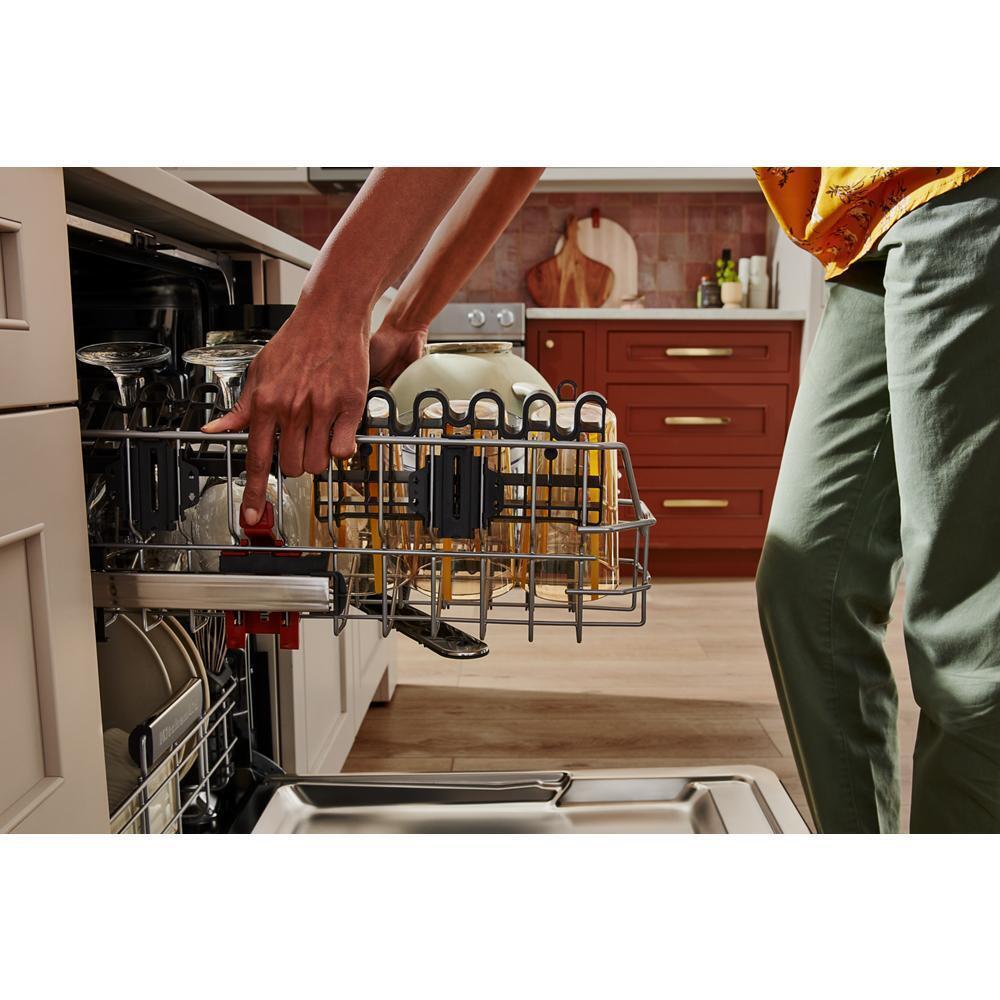 44 dBA Panel-Ready Two-Rack Flush Dishwasher with Door-Open Dry System