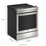 30-Inch Wide Slide-In Electric Range With Air Fry - 6.4 Cu. Ft.