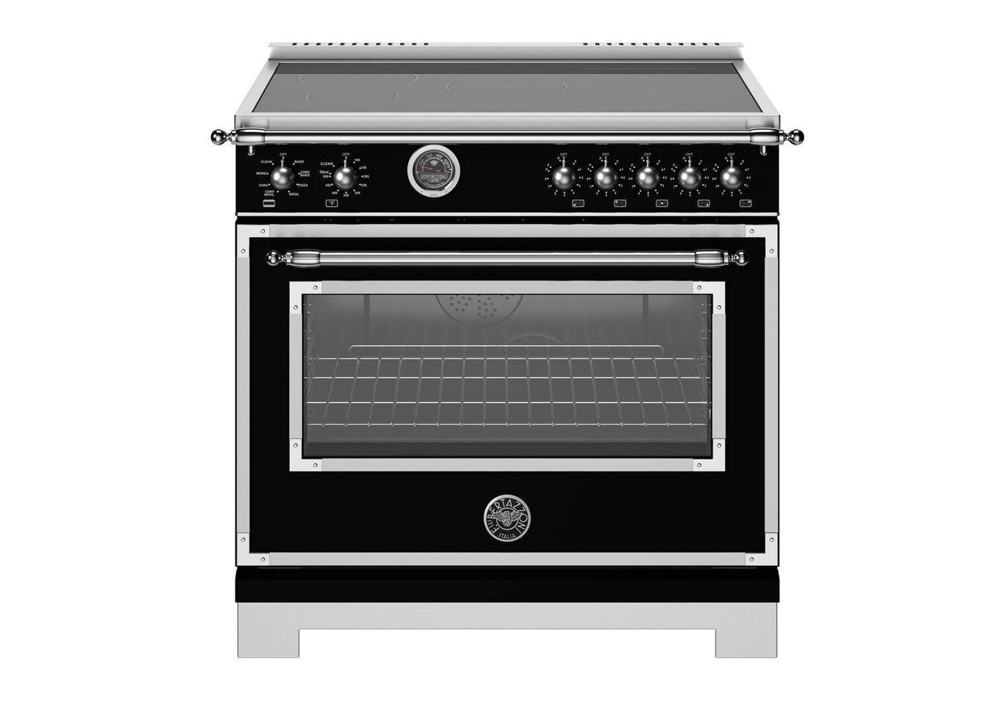 Heritage 36" Range Induction Self Clean Nero Black