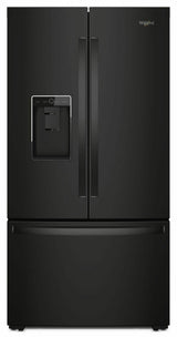 36-inch Wide Counter Depth French Door Refrigerator - 24 cu. ft. - Black