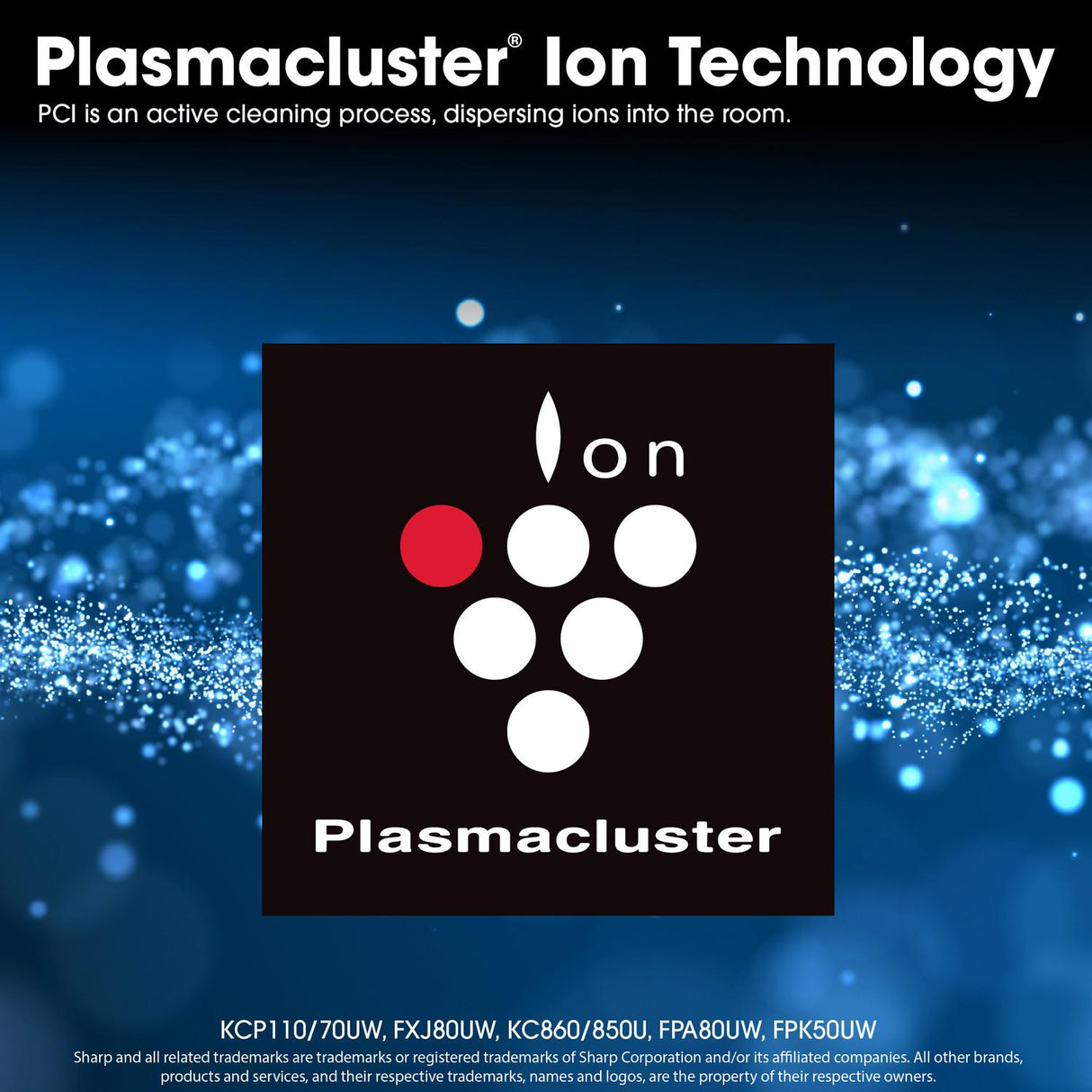 Sharp Smart Plasmacluster Ion Air Purifier with True HEPA for Extra Large Rooms
