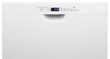 Stainless steel dishwasher with 1-Hour Wash cycle - White