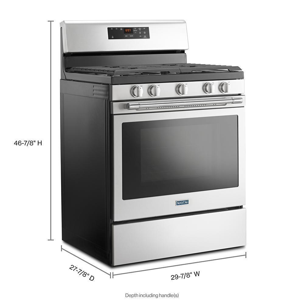30-inch Wide Gas Range With 5th Oval Burner - 5.0 Cu. Ft.