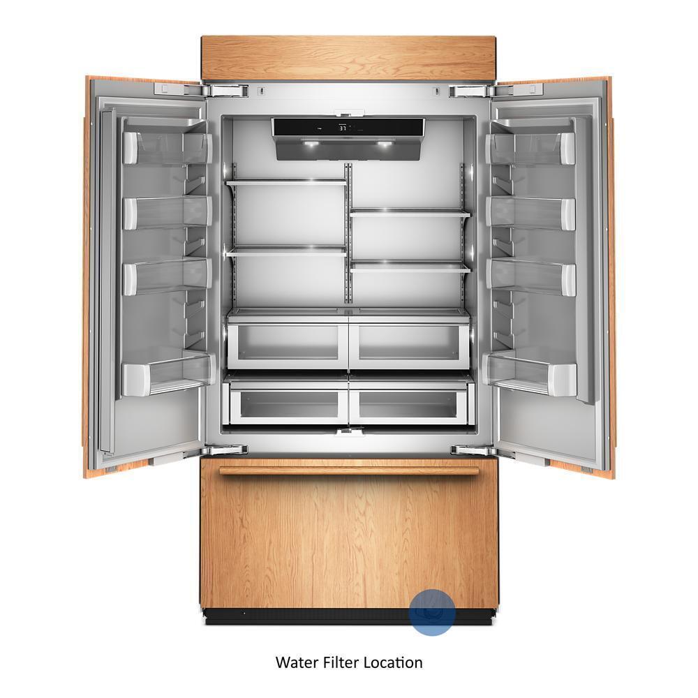 24.2 Cu. Ft. 42" Built-In Panel-Ready French Door Bottom Mount Refrigerator with Platinum Interior