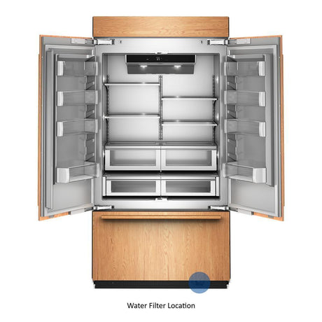24.2 Cu. Ft. 42" Built-In Panel-Ready French Door Bottom Mount Refrigerator with Platinum Interior