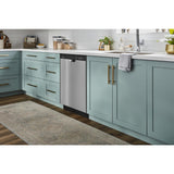 Quiet Dishwasher with Heated Dry and Factory-Installed Power Cord