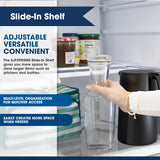 28.9 cu.ft. Standard Depth 36 in. French 3-Door Refrigerator with Water Dispenser in Stainless Steel