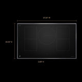 36" Lustre Smart Induction Cooktop with Temperature-Controlled Cooking
