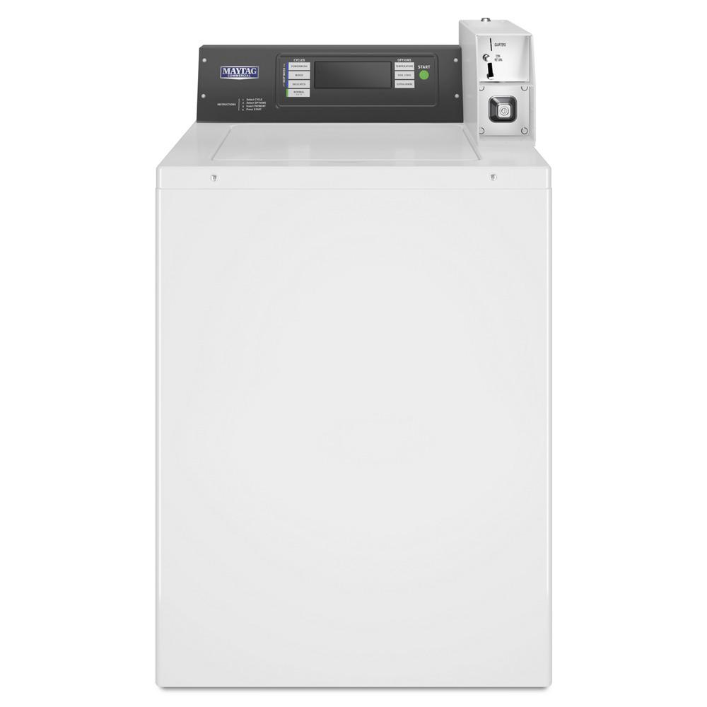 Commercial Top-Load Washer, Coin Drop Ready