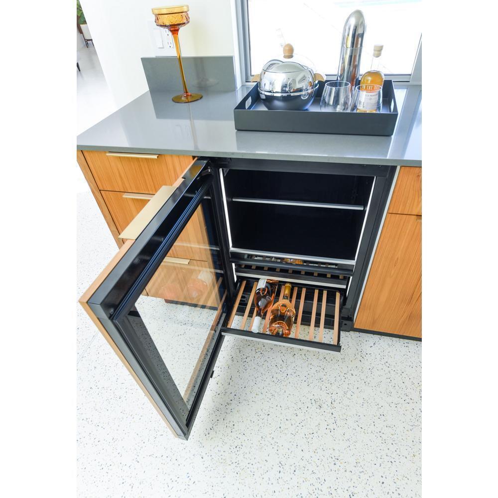 Panel-Ready 24" Built-In Undercounter Beverage Center, Left Swing