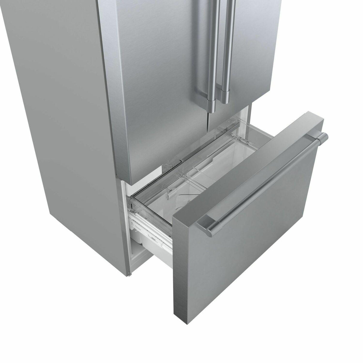 800 Series French Door Bottom Mount Refrigerator 36'' Easy clean stainless steel B36CT81SNS