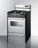 20" Wide Gas Range