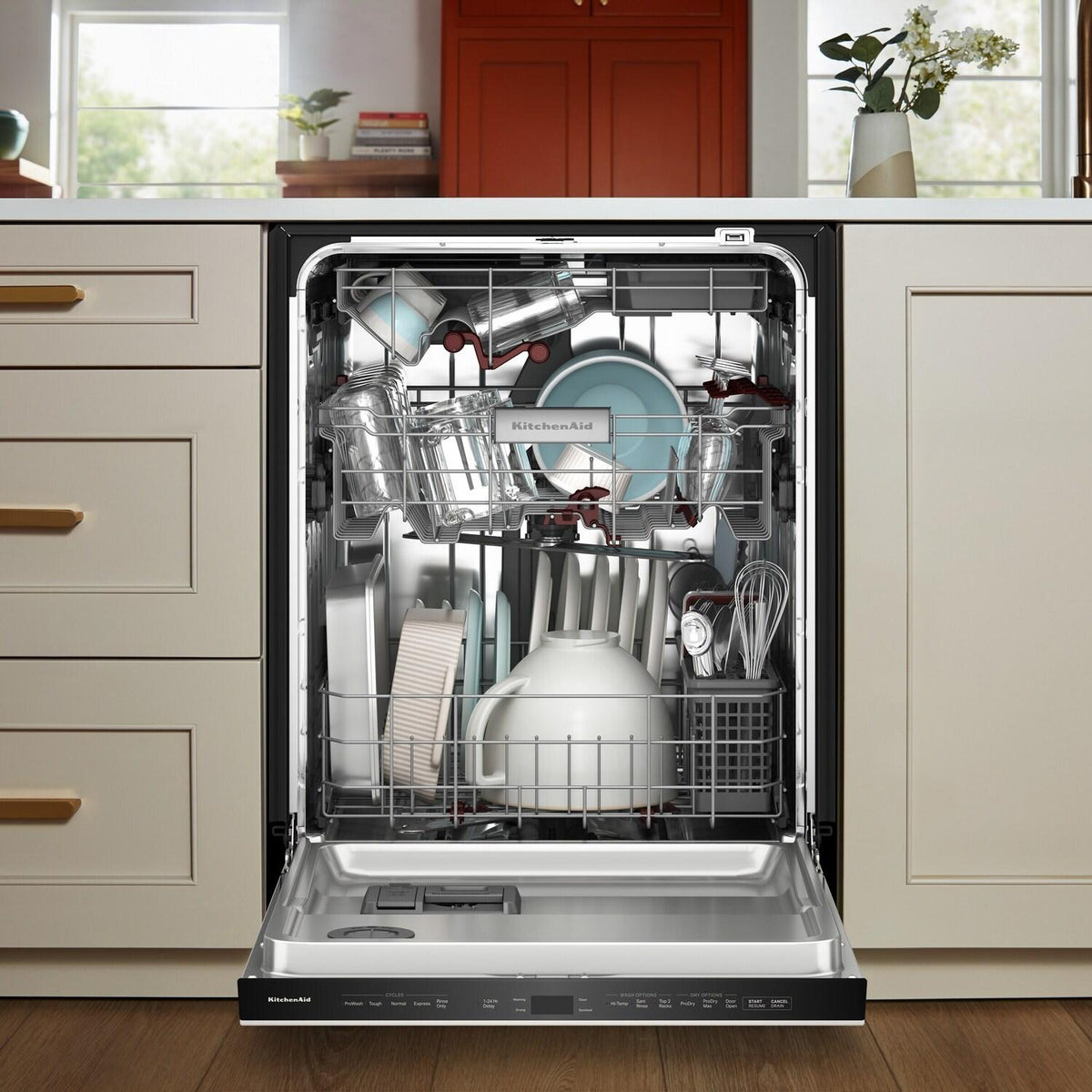 KitchenAid® 360(degree) Max Jets™ Third Rack Dishwasher with Advanced ProDry™ System, 44 dBA
