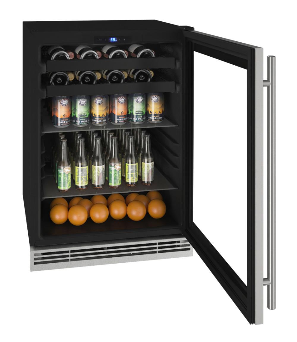 Hbv124 24" Beverage Center With Stainless Frame Finish (115 V/60 Hz)