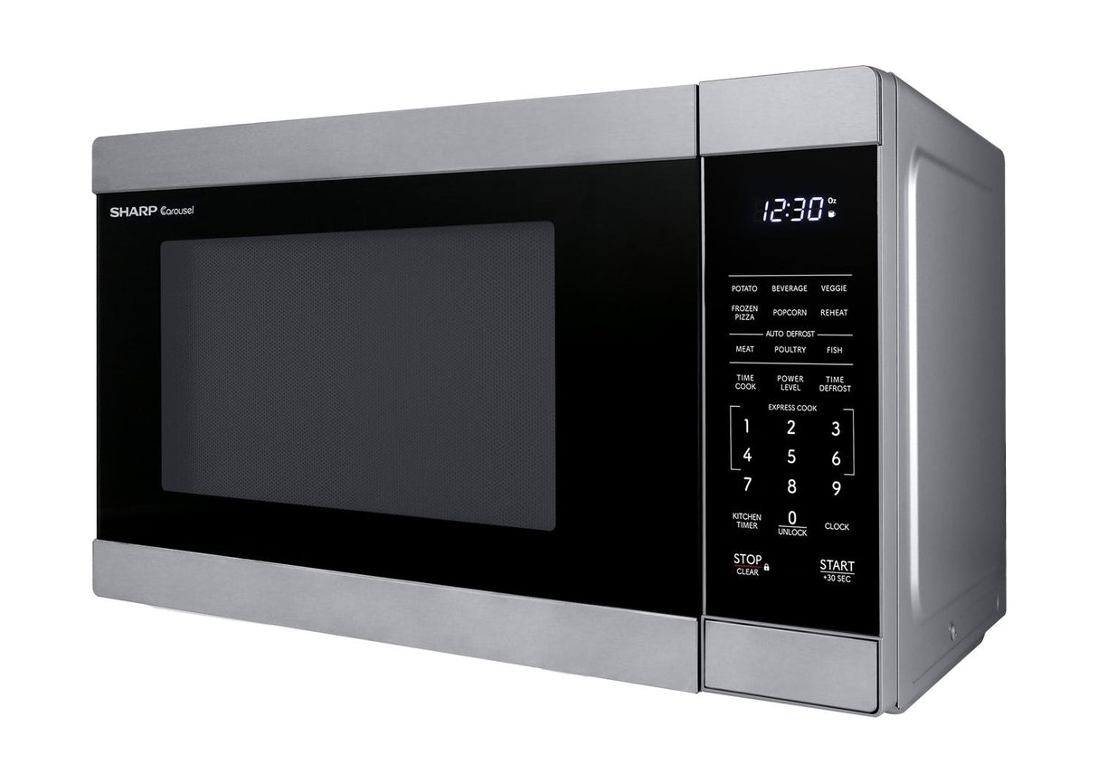 Sharp 1.1 cu. ft. 1000W Stainless Steel Countertop Microwave Oven