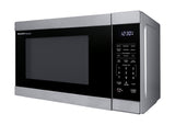 Sharp 1.1 cu. ft. 1000W Stainless Steel Countertop Microwave Oven