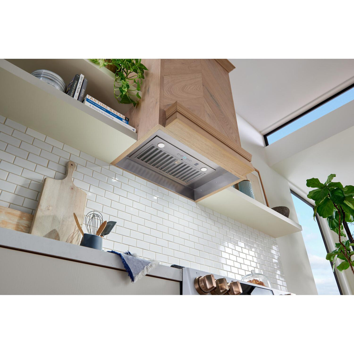 Broan Elite® 21-Inch Custom Range Hood Power Pack Insert, w/ Smart Sense, Stainless Steel