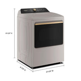 7.5 cu. ft. Smart Gas Top Load Dryer with Steam Iron and AI Dry