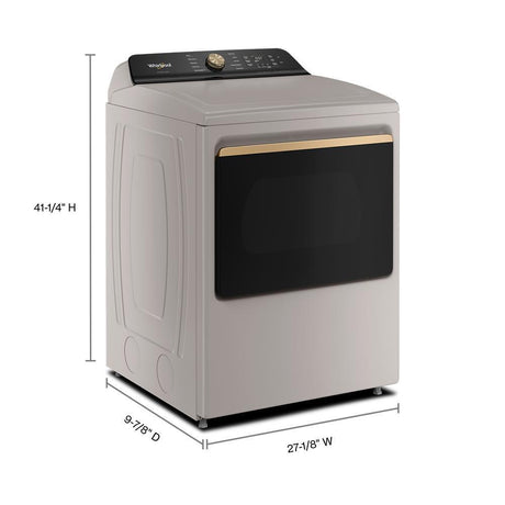 7.5 cu. ft. Smart Gas Top Load Dryer with Steam Iron and AI Dry