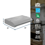 Alta 30-Inch 640 MAX Blower CFM 0.8 Sones Stainless Steel Range Hood