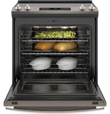 GE® 30" Slide-In Electric Convection Range