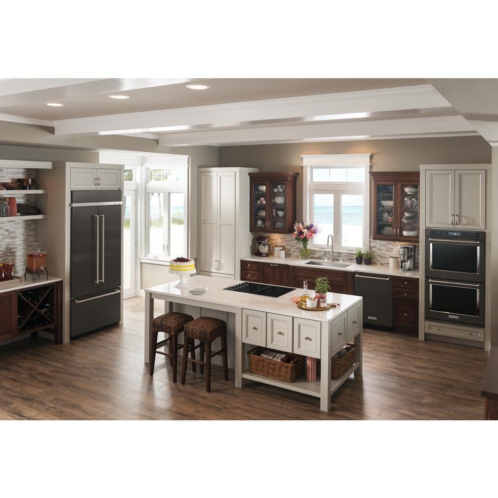 20.8 Cu. Ft. 36" Width Built In Stainless Steel French Door Refrigerator with Platinum Interior Design