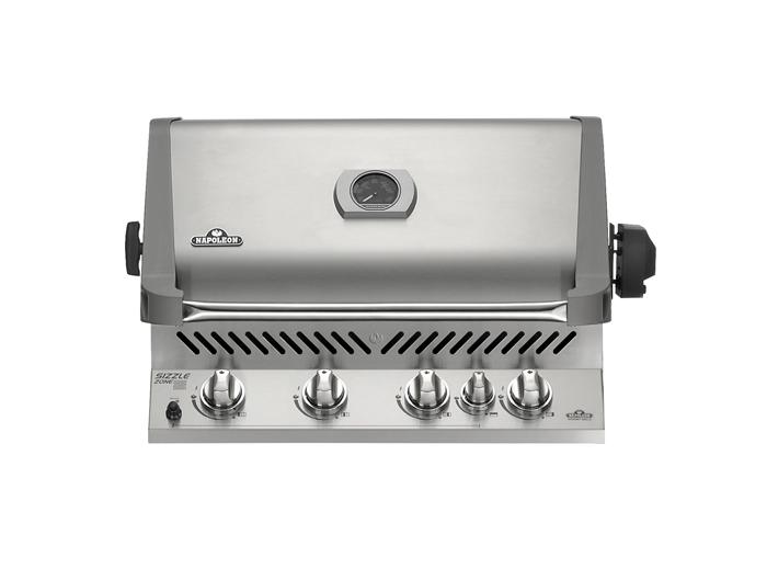 Prestige 500 built in natural gas grill head