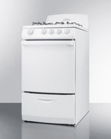 20" Wide Gas Range