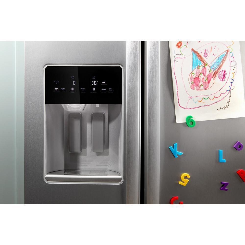 36-inch Wide Side-by-Side Refrigerator - 28 cu. ft.