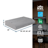 Broan-NuTone 30-Inch Under Cabinet Range Hood, ENERGY STAR, 350 Max Blower CFM, Stainless Steel