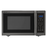 1.4 cu. ft. 1100W Sharp Black Stainless Steel Countertop Microwave Oven