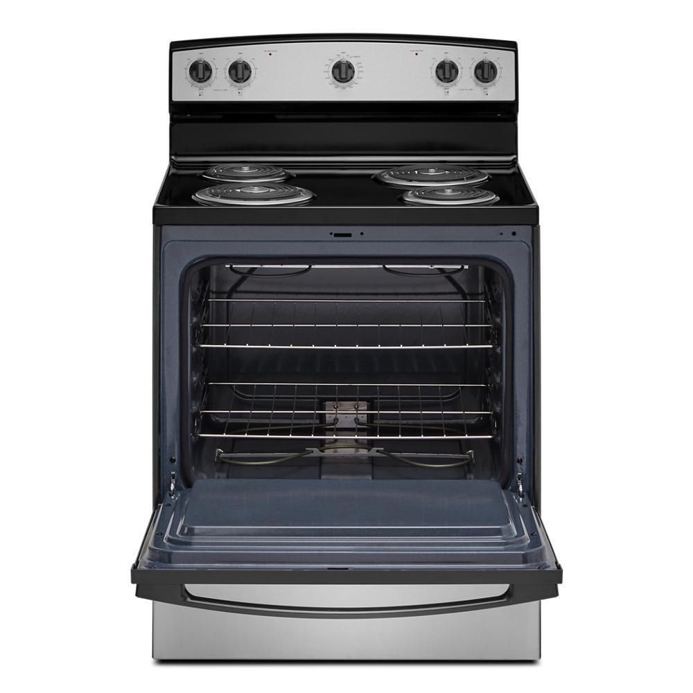 Amana® 30-inch Electric Range with Easy-Clean Glass Door