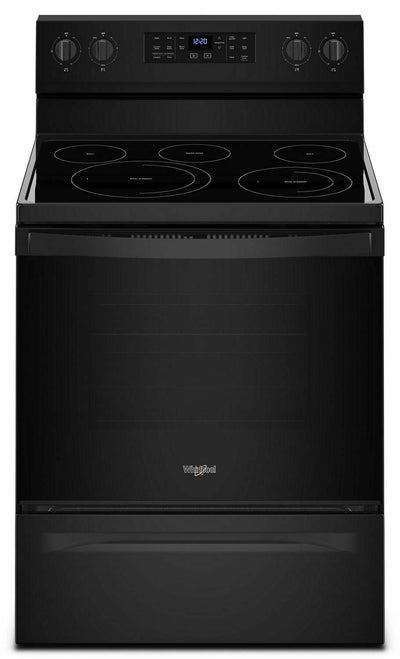 5.3 cu. ft. Whirlpool® electric range with Frozen Bake™ technology - Black