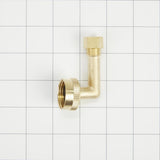 Dishwasher Brass Gooseneck Fitting 90 degree Lead Free
