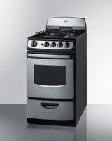 20" Wide Gas Range