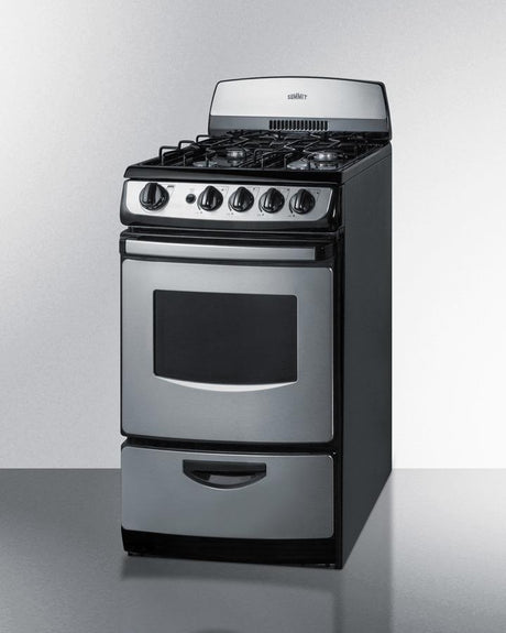 20" Wide Gas Range