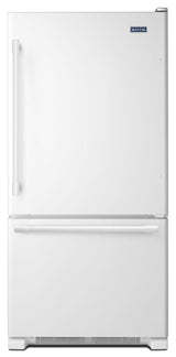33-Inch Wide Bottom Mount Refrigerator - 22 Cu. Ft. White