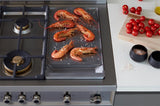 48" Professional Series range - Gas Oven - 6 brass burners + griddle