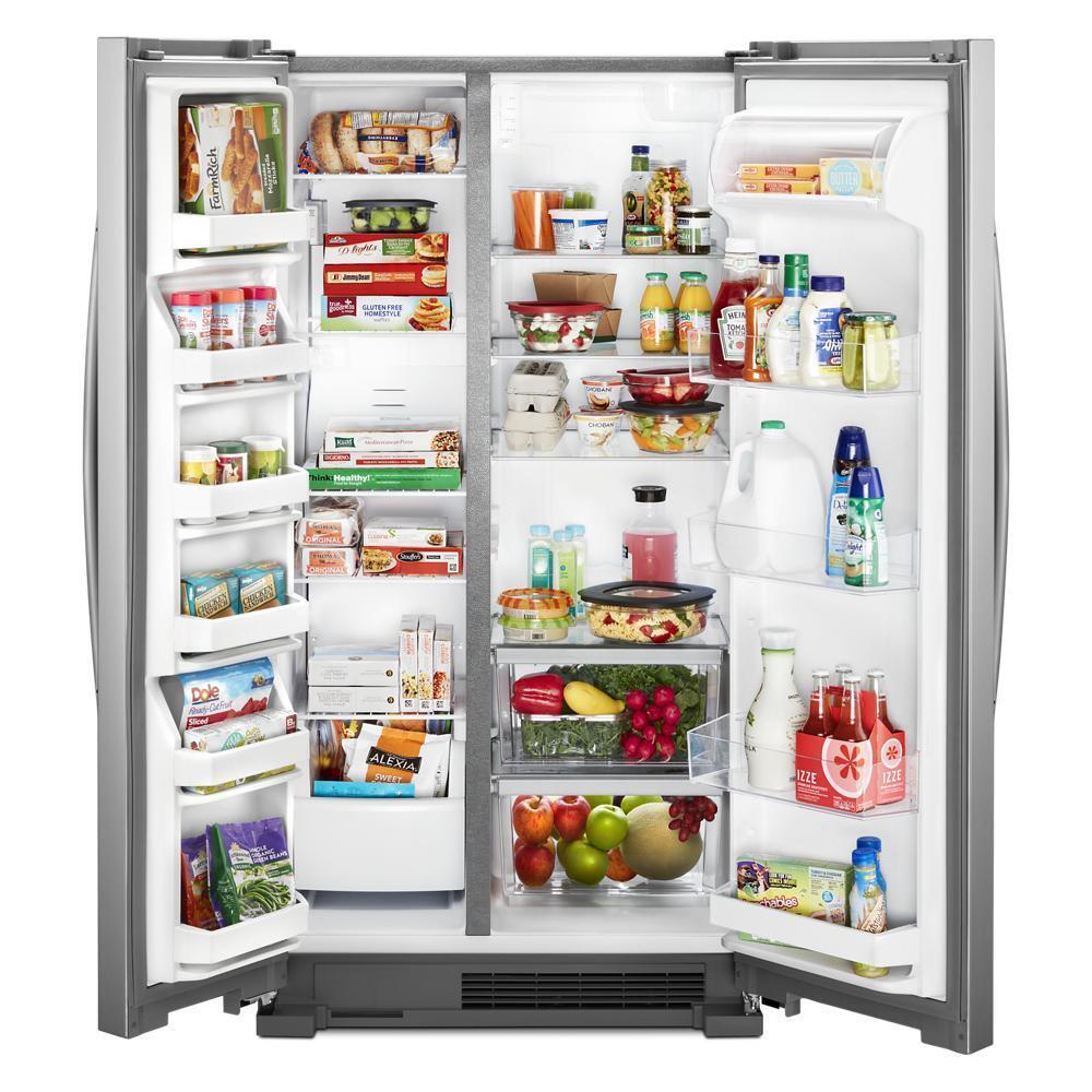 36-inch Wide Side-by-Side Refrigerator - 25 cu. ft.
