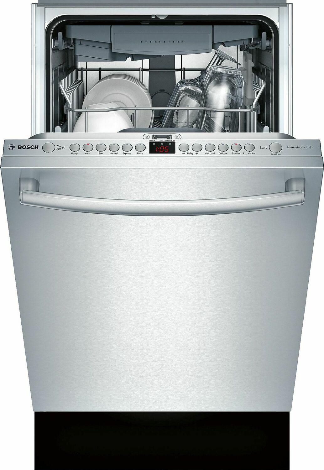 ADA 18" 800 Series Bar Hndl, 6/5 Cycles, 3rd Rck, 44 dBA, RckMatic,10 Pl Stgs, InfoLight - SS