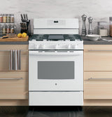 GE® 30" Free-Standing Gas Convection Range