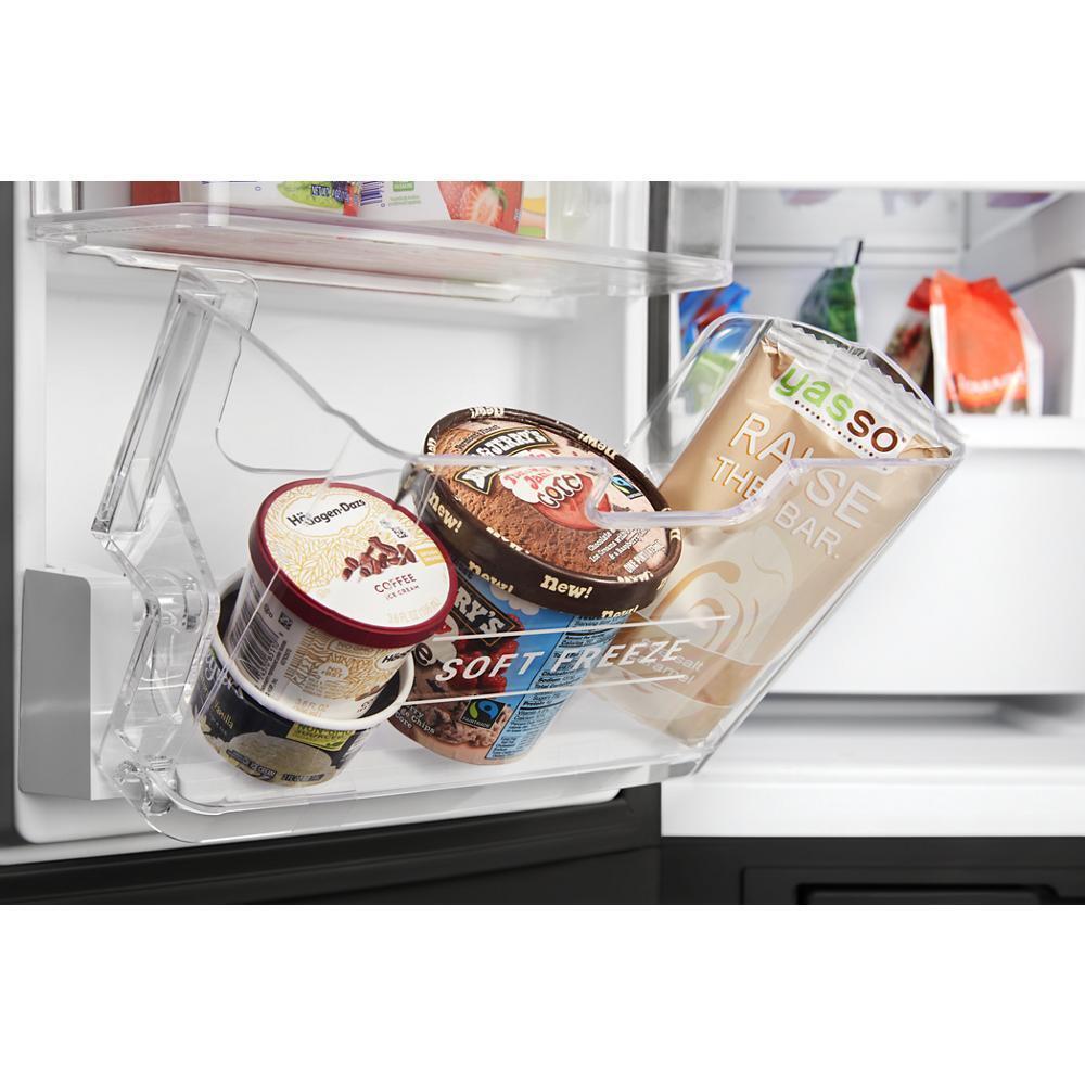 36-Inch Wide Side-by-Side Refrigerator with Exterior Ice and Water Dispenser - 25 Cu. Ft.